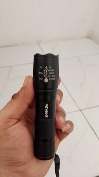 Product Review of Senter Super Terang Waterproof LED Rechargeable Baterai Tactical Anti Air Lampu SWAT Zoom Murah Free Charger from M**i 2