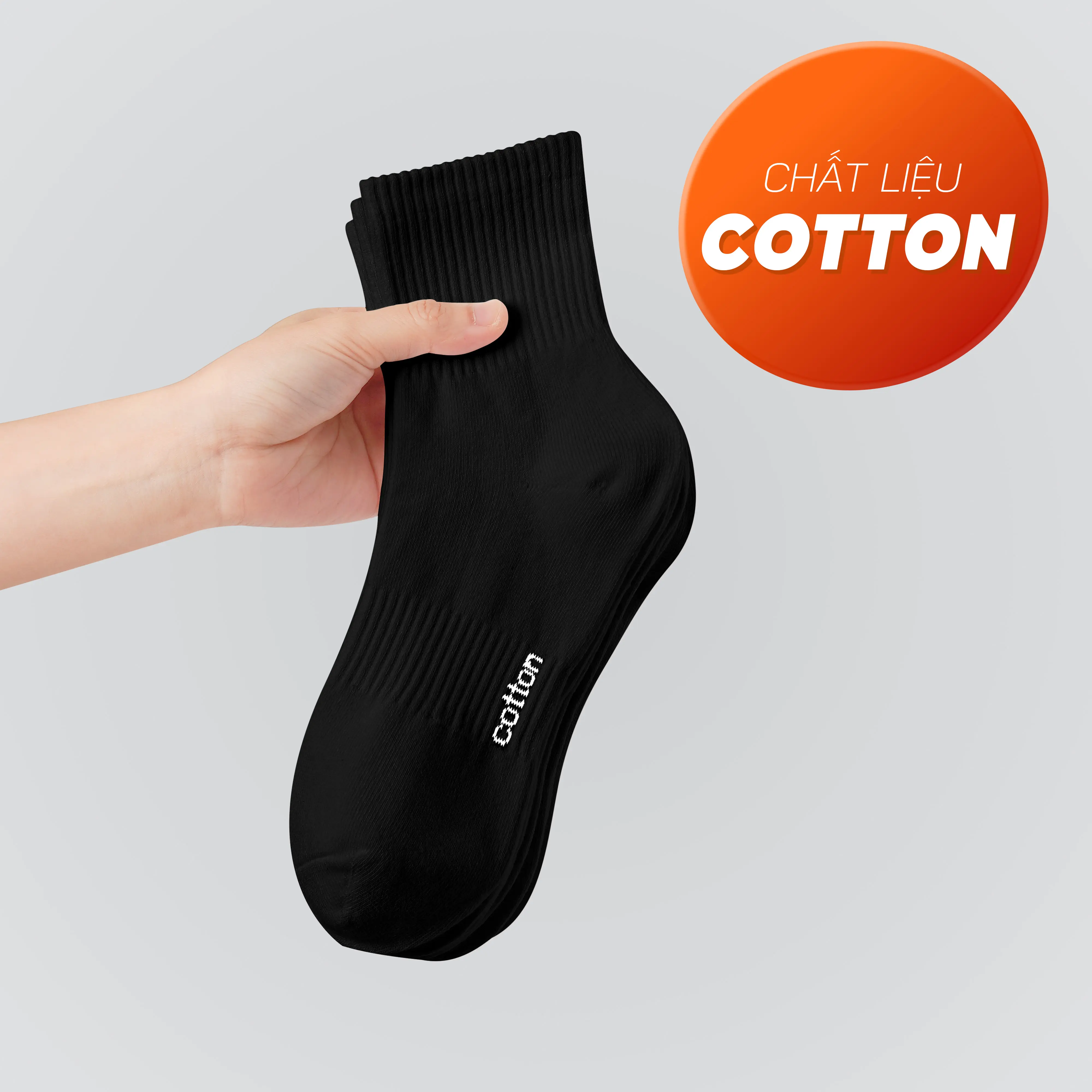 5 Đen Cotton BSF3006