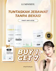 LUMIWHITE - Paket Acne Care Lengkap Untuk Jerawat(FREE 1 NIGHT CREAM, WHITENING BOOSTER)