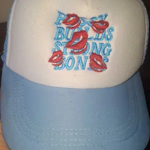 Topi trucker red lips Embroidery baseball fashion summer net cap hap topi visor outdoor