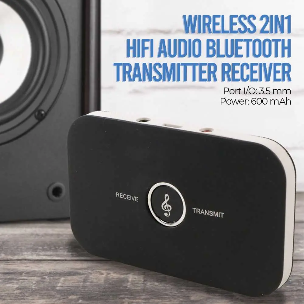 Wireless Audio Bluetooth Transmitter Receiver 2 in 1 3.5mm - B6