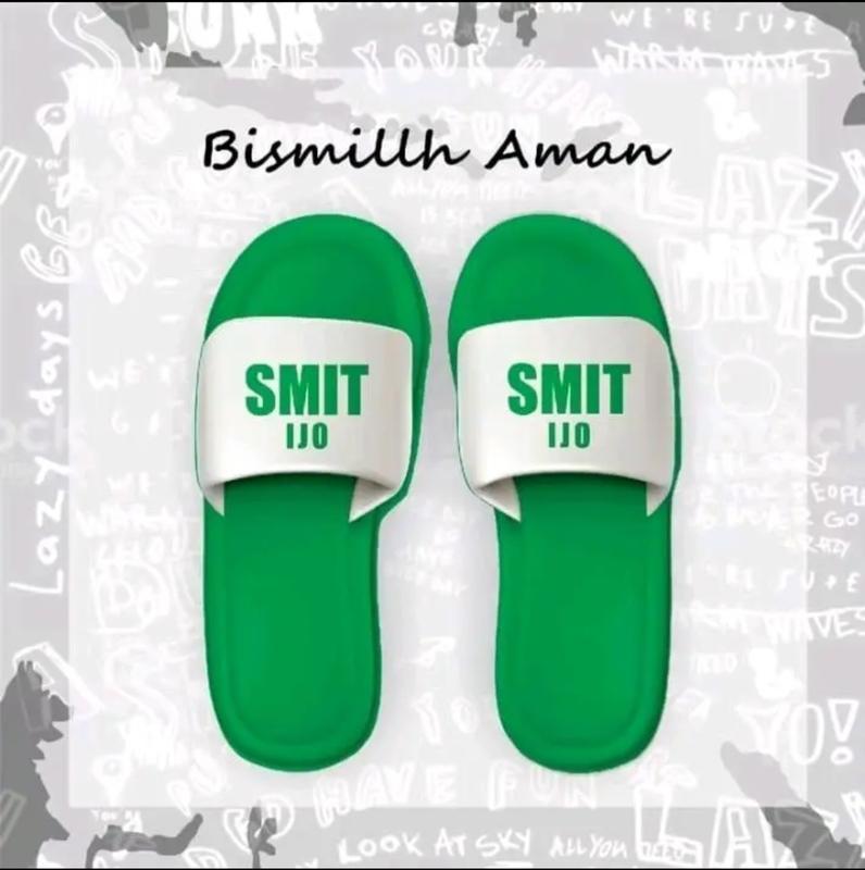 SANDAL PRIA/WANITA MODEL SLIP-ON SANDAL SANTAI TERLARIS MEREK SMIT WARNA IJO & MRH. 1