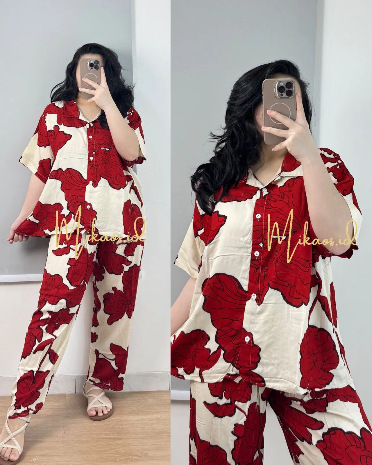 Mikaos Piyama Jumbo LD120cm/ Piyama Rayon Premium Jumbo/ Piyama Wanita Jumbo Celana / Baju Tidur JUMBO Mikaos Piyama Jumbo LD120cm/ Piyama Rayon Premium Jumbo/ Piyama Wanita Jumbo Celana / Baju Tidur JUMBO