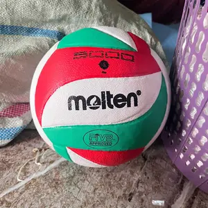 Bola Voli Volley Molten 5000 Pres Embos Gratis Pompaan +Jaring +Pentil Murah Berkualitas Olahraga Volley Ball Outdoor volly