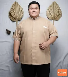 BAJU ALZAIKI SUPER JUMBO KOKO PRIA DEWASA CREAM ,PUTIH,HITAM VARIASI