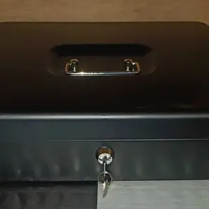 Expose Kotak Uang Kasir Portable Brangkas Cash Box Money Box Safety With Lock Security Compartment Key Lock Password Tray Notes Receipt Garansi Resmi 100% Original