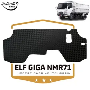 Karpet Lantai Mobil ELF GIGA NMR71 Hitam Model Terbaru