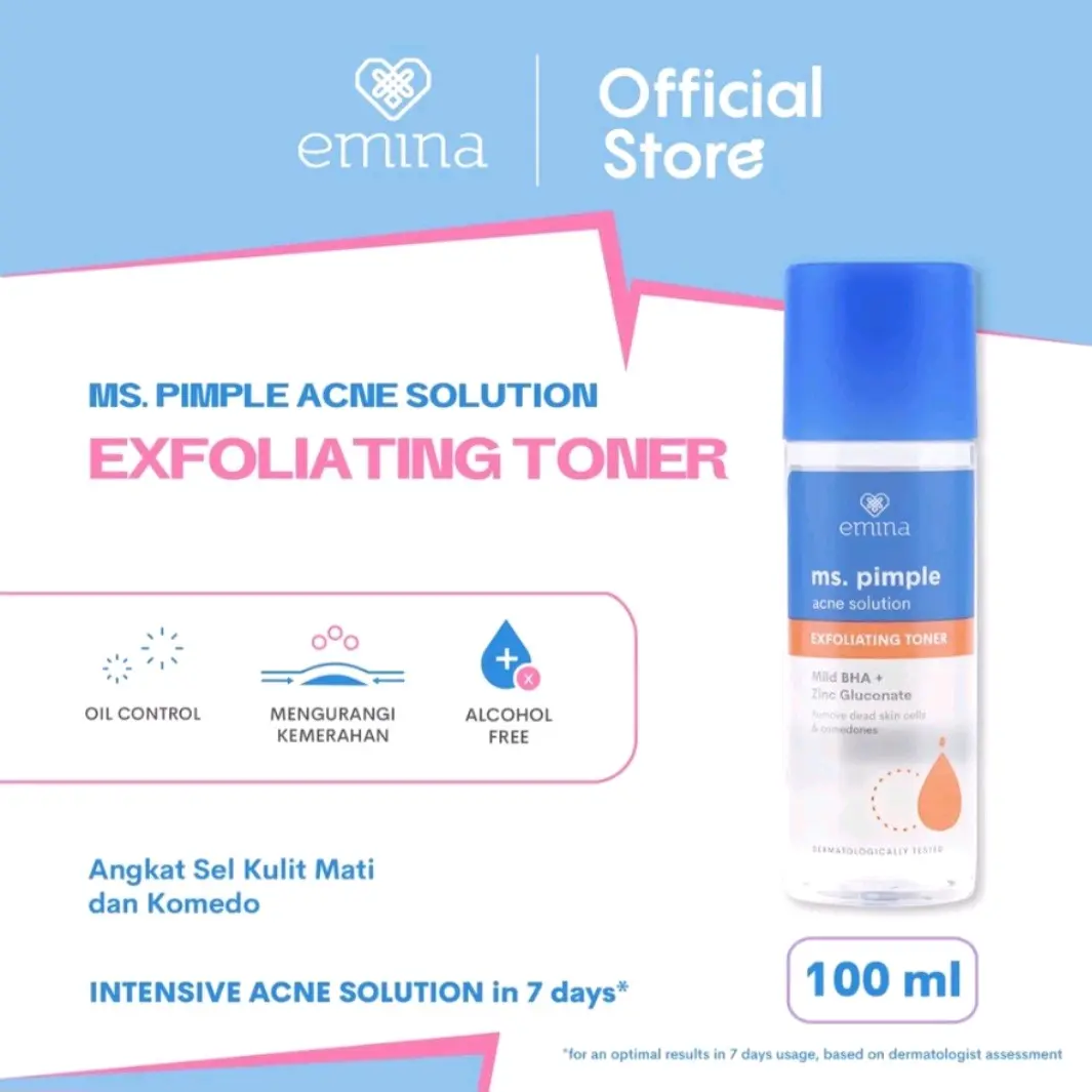 Emina Ms Pimple Exfoliating Toner 100ml