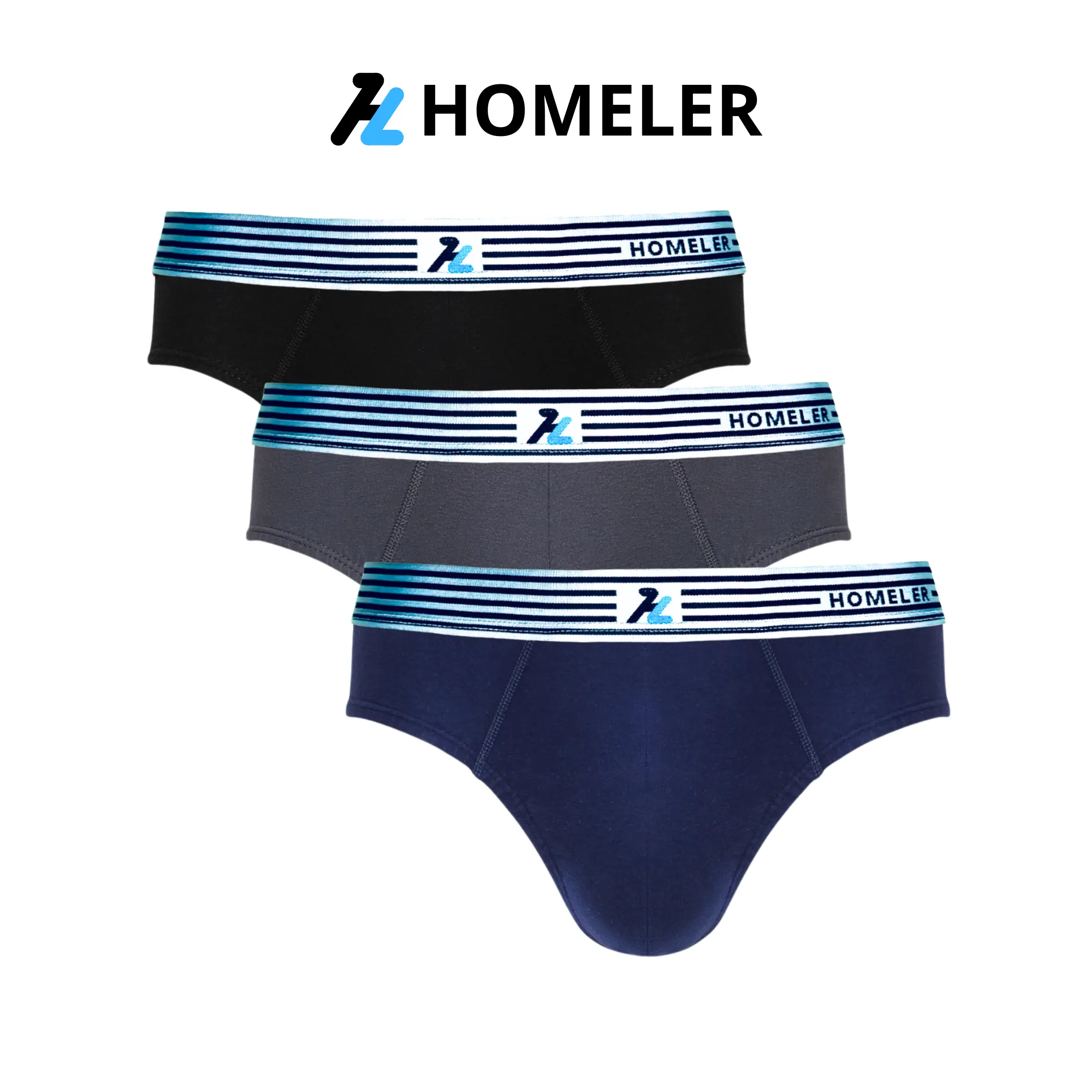 Homeler Celana Dalam Pria 1 Box Isi 3 Pcs HL-103