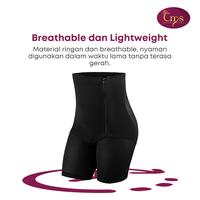 Gambar CMS 618 Premium Slim Girdle Wanita Nylon Spandex Breathable Body Shaper Perut Pinggang Korset Modern Dengan Hook Zipper Flexible Boning Open Bottom Shapewear Seamless Anti Jiplak Untuk Outfit Ketat Harian Formal Party High Waist Compression Look Underwear - Black, S dari Courage My Soul Kab. Tangerang 5 Tokopedia