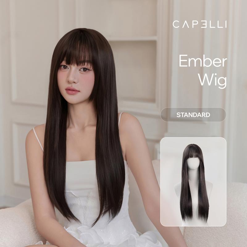 Tóc Giả Nguyên Đầu CAPELLI Thẳng Tự Nhiên Ember Wig