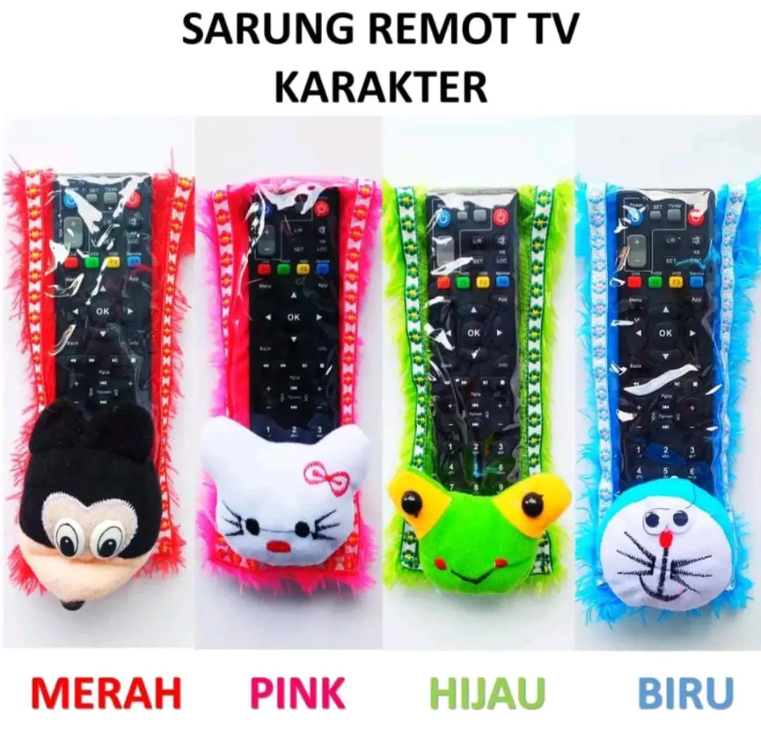 SARUNG COVER REMOT KARAKTER BAHAN RASFUR