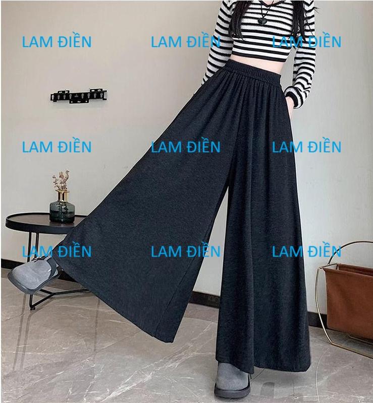 QUẦN ỐNG RỘNG THU ĐÔNG VÀ CHÂN VÁY CHẤT LIỆU VẢI UMI MỀM MỊN CÁ TÍNH NĂNG ĐỘNG