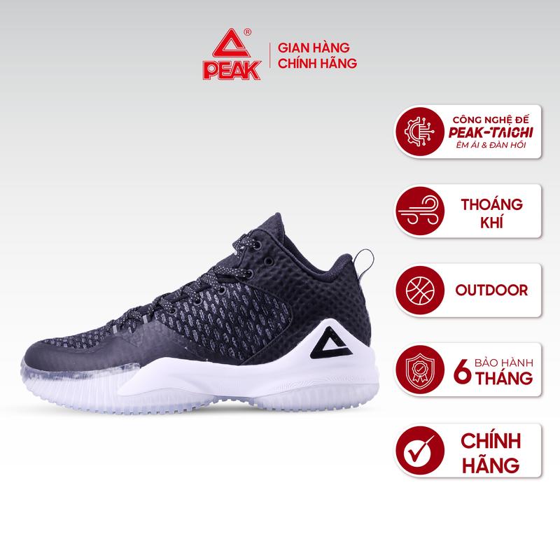 Giày bóng rổ chuyên Outdoor PEAK  Streetball Master 1 công nghệ Taichi E39115A