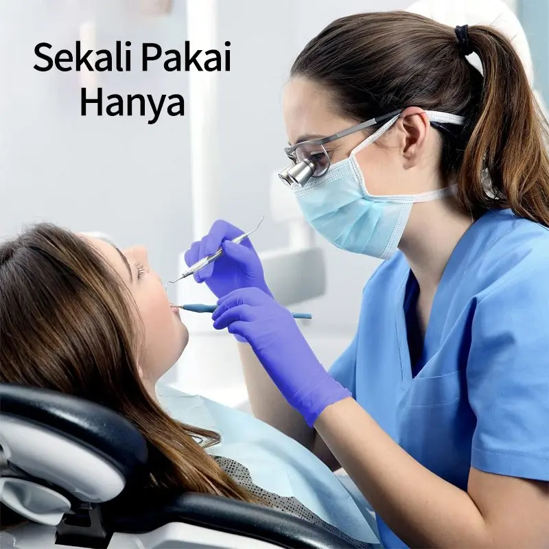 Sarung Tangan Lateks 100% ASLI | Bebas Serbuk Karet 5
