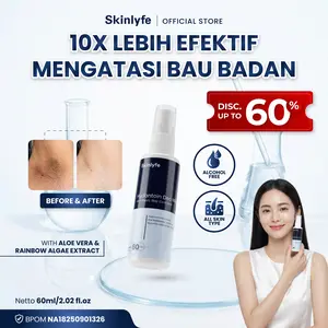 Skinlyfe Hydantoin Deodorant Spray Alami Mencerahkan & Memutihkan Ketiak Wangi Segar Tahan Lama