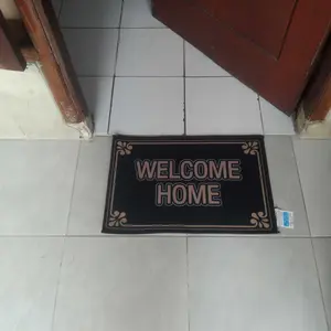 (HF) Keset Lantai Polyester Premium Anti Slip - Serap Air UK 40x60CM