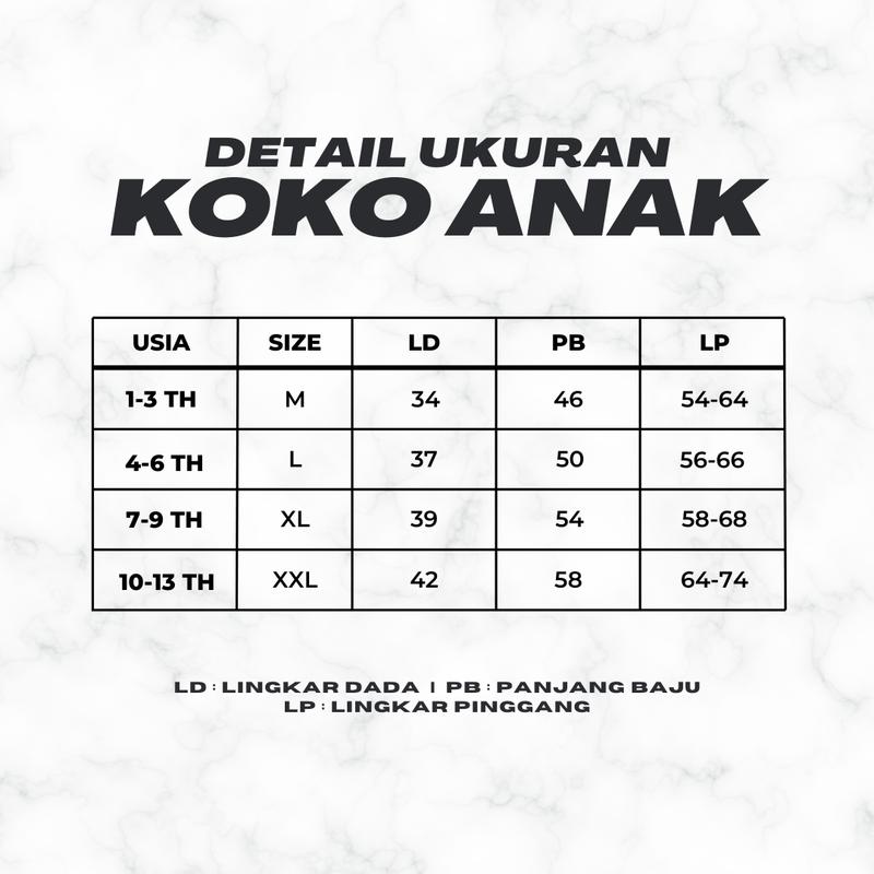 Product Introduction of BEHROUZ - Baju Koko Anak Motif Bima Bahan Katun Premium Lengan Panjang Promo Lebaran 2025 0