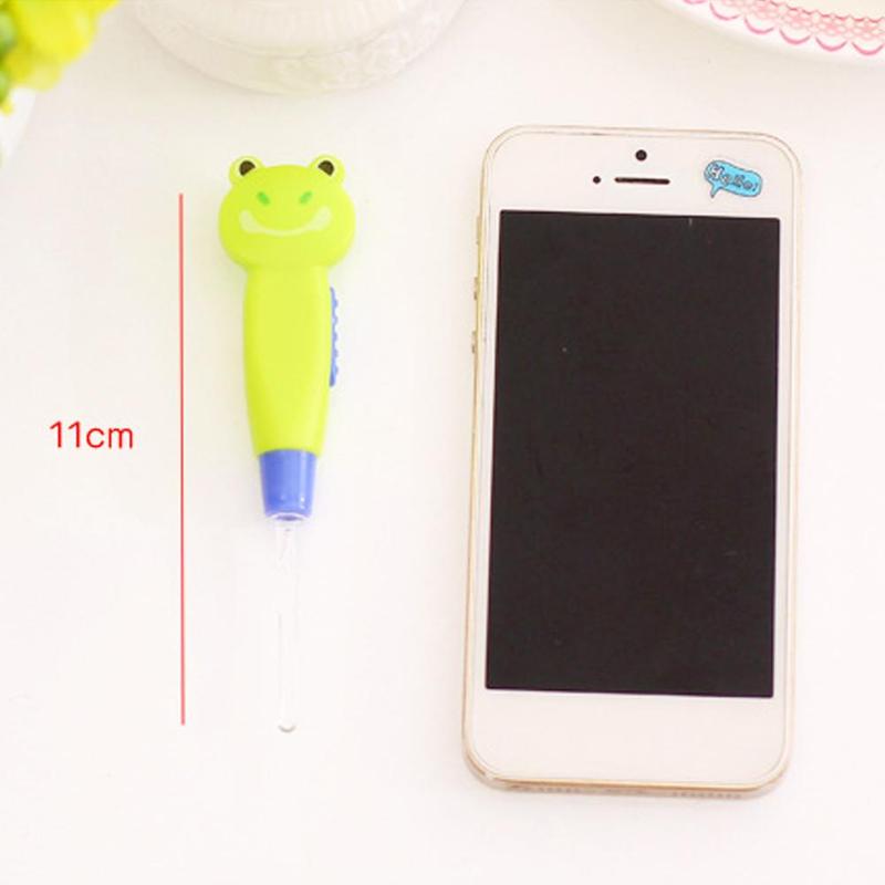 Ear Spoon Cleaning LED Lighting Cute Cartoon Animal Detachable Earwax Remover Tool Safety Cleaner #306728 5