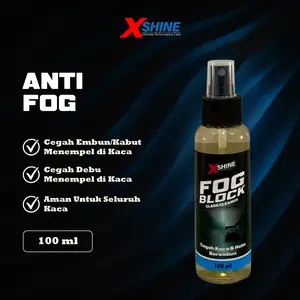 XSHINE Fog Block Glass Cleaner – Anti Embun untuk Kaca Mobil & Visor Helm