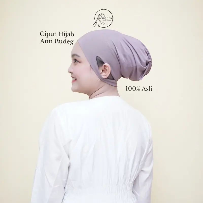 Ciput Hijab Lubang Anti Budeg-Bahan Kaos Adem 1