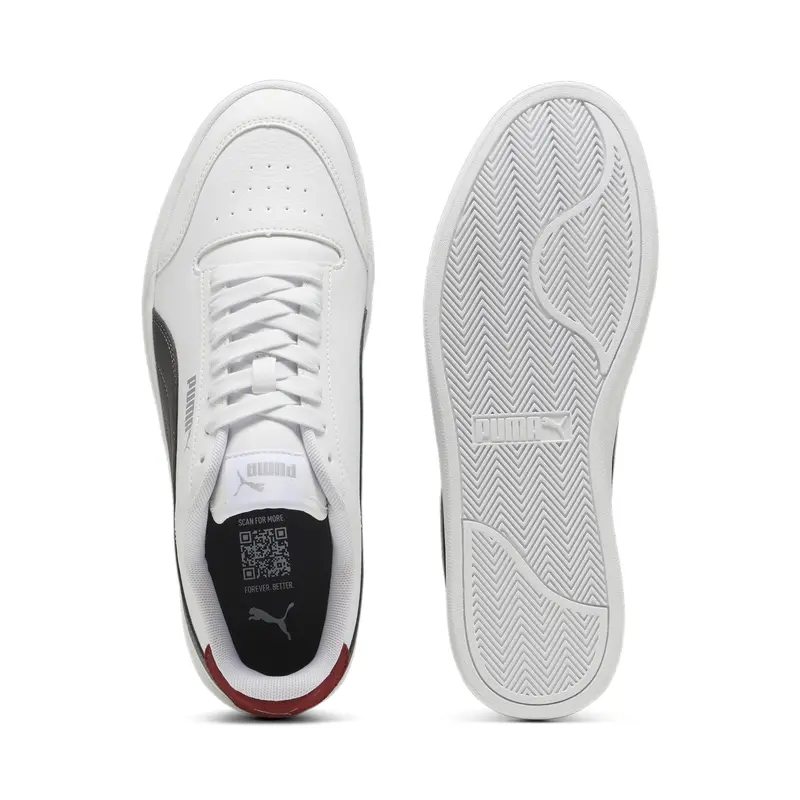 PUMA PUMA Shuffle Sneakers White-Shadow Gray-Intense Red 3