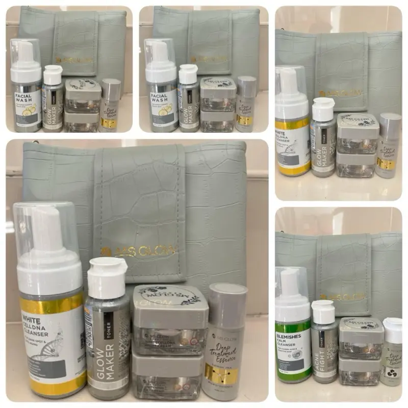 Ms glow paket wajah isi 5 type LAMA  free dte mini 0