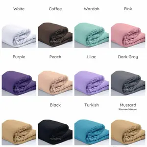 Bed Cover ONLY Polos FREE TAS BEDCOVER Ukuran 120x200 - 160x230 - 180x230 - 200x230 Bedcover Plain/Polos/Aesthetic/Minimalis Tanpa Sprei Isi Dakron King Warna Putih, Kopi, Wardah, Pink, Ungu, Peach, Lilac, Abu-abu Tua, Hitam, Turkish, Mustard Selimut saja
