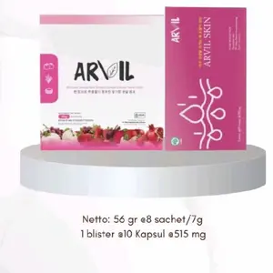 Arvil collagen / Boster level up strawberry extrak tomat putih