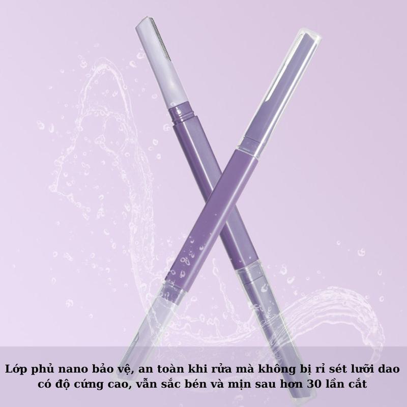  Tông Đơ Lông Mày Hai Đầu Lông Dao Cạo Mặt Lông Mày Tông Đơ luoi Dao Cạo Lông Mày Dao Định Hình Bộ Tiện Lợi 