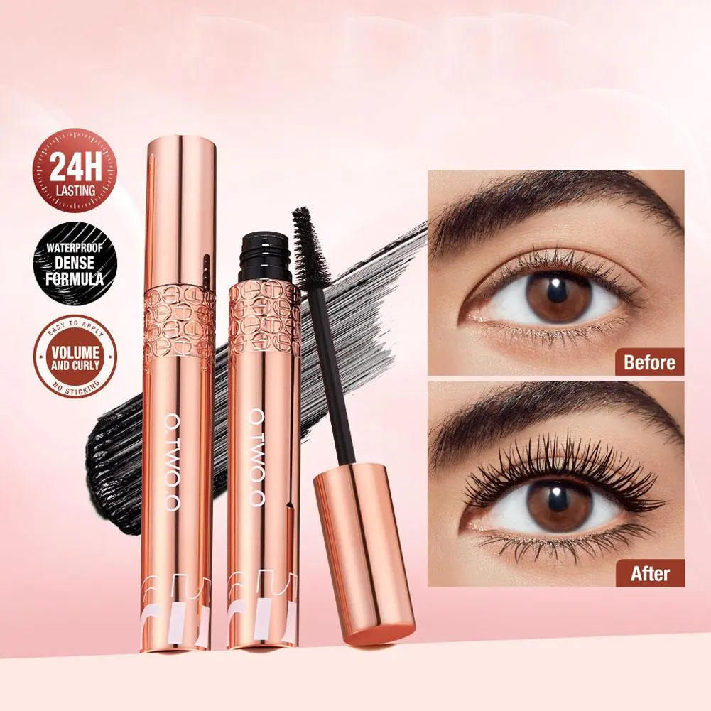 【TERSEDIA&COD】O.TWO.O maskara tahan air tiga dimensi untuk ikal tebal, ikal tebal, tahan air, tahan keringat, tidak luntur, tidak luntur, tahan lama, maskara tidak luntur Eye Mascara Lebat