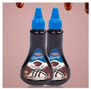 Morin Topping Chocolate 310gr Sauce Syrup Toping Selai Roti Cokelat