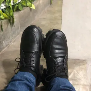 HMSHOES Sepatu boots hitam wanita korea docmart sneakers lolita mary jane kasual glosy