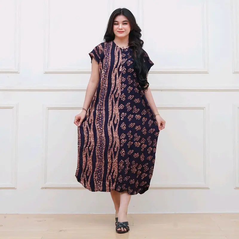 DASTER SALUR LOWO JUMBO BATIK PEKALONGAN LD 140 BUSUI Ibu Menyusui Nyaman Rayon Wanita 4