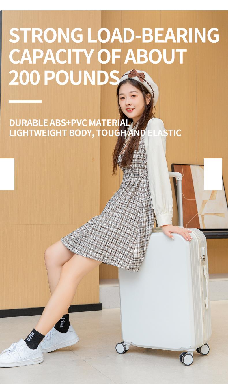 998 High-Fashion Bestseller Luggage: Combination Lock Carry-On Suitcase, Travel Case, Hard-Shell Trolley