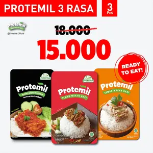 Paket Protemil 3 Rasa  / Makanan Instan / Siap Makan