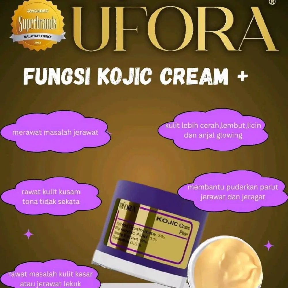 Ufora Kojic cream  night time moisturizer