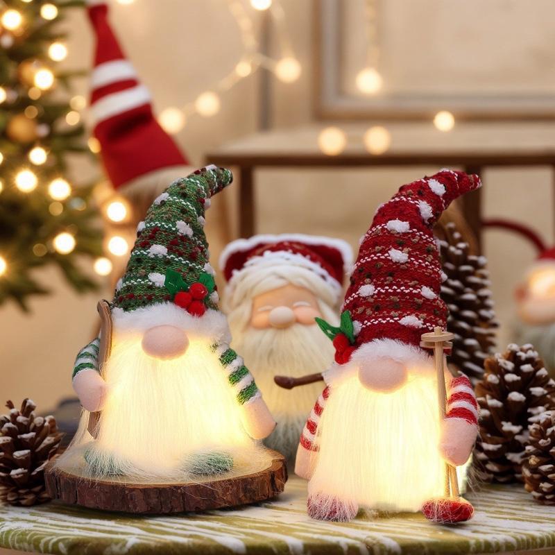  XẢ- Búp Bê NOEL Búp Bê Đồ Chơi Trang Trí Giáng Sinh Người Lùn   chưa kèm pin  