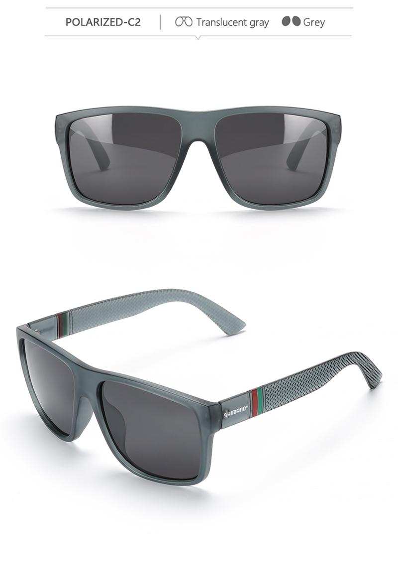 Product Introduction of Shimano Polarized Fishing Sunglasses Men Women Outdoor Sports Goggles Unisex Running Hiking Driving Eyewear UV400 Sun Glasses 9