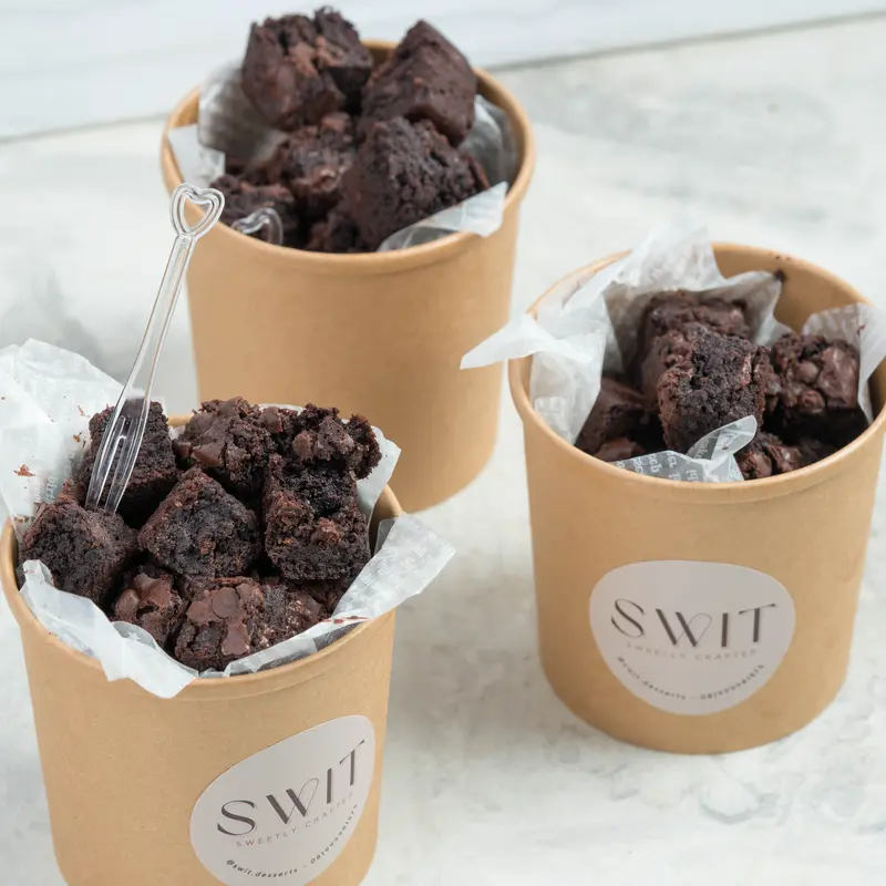 Fudgy Brownies Mini Bites Swit Dessert 12 oz Coklat - Choco, Chocolate Hampers 0