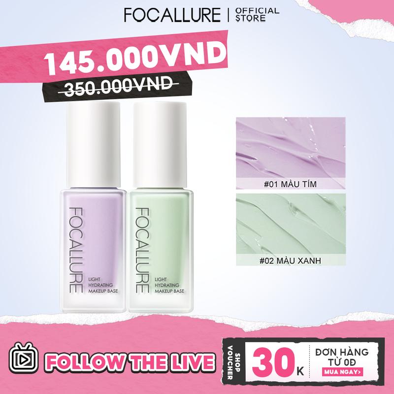 Kem Lót Dưỡng Ẩm Chống Thấm Nước Trọng Lượng Nhẹ Hiệu FOCALLURE 30g