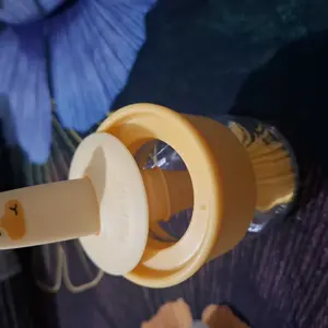 Angola Shop Botol Minyak/Kecap/Saus Dengan Kuas E08 Kitchen Oil Bottle with Silicon Brush/Tempat Penyimpanan Bumbu Dapur 2in1 Minyak Kaca Food Silikon