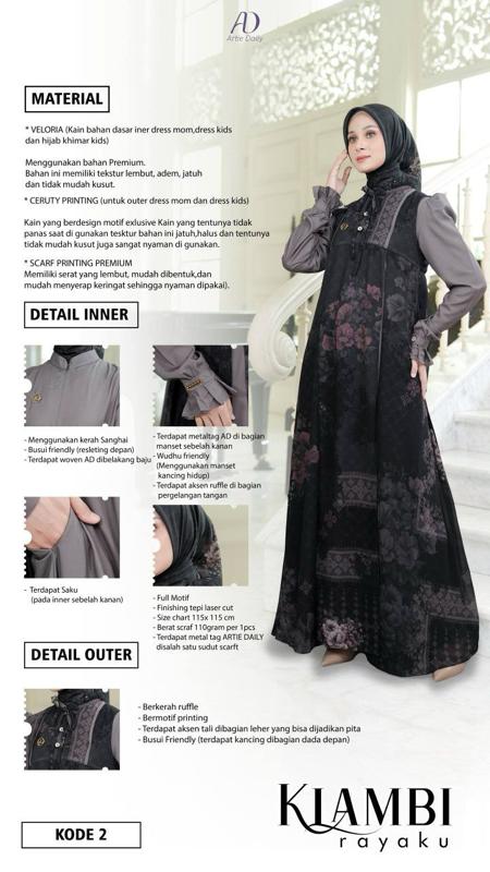 DP ( PO ) Sarimbit Klambi Rayaku by Artie Daily