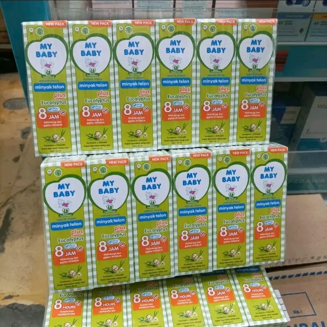 12pcs | My Baby Minyak Telon Plus Eucalyptus & Lavender 30ml minyak telon anti nyamuk dan menghangatkan kulit