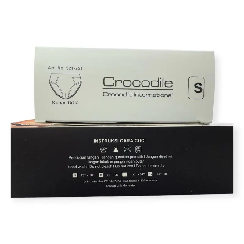 Celana Dalam Pria Crocodile 251 - Boxer 3 Pcs - Cowok 6