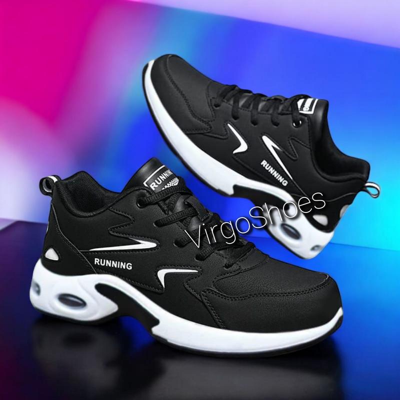 VR39K sepatu pria cowok cowo wanita cewek cewe olahraga sekolah sport sneakers lari murah dewasa hitam putih running shoes 1