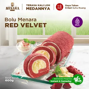 Bolu Menara Red Velvet - Reguler Pack (600 gr)