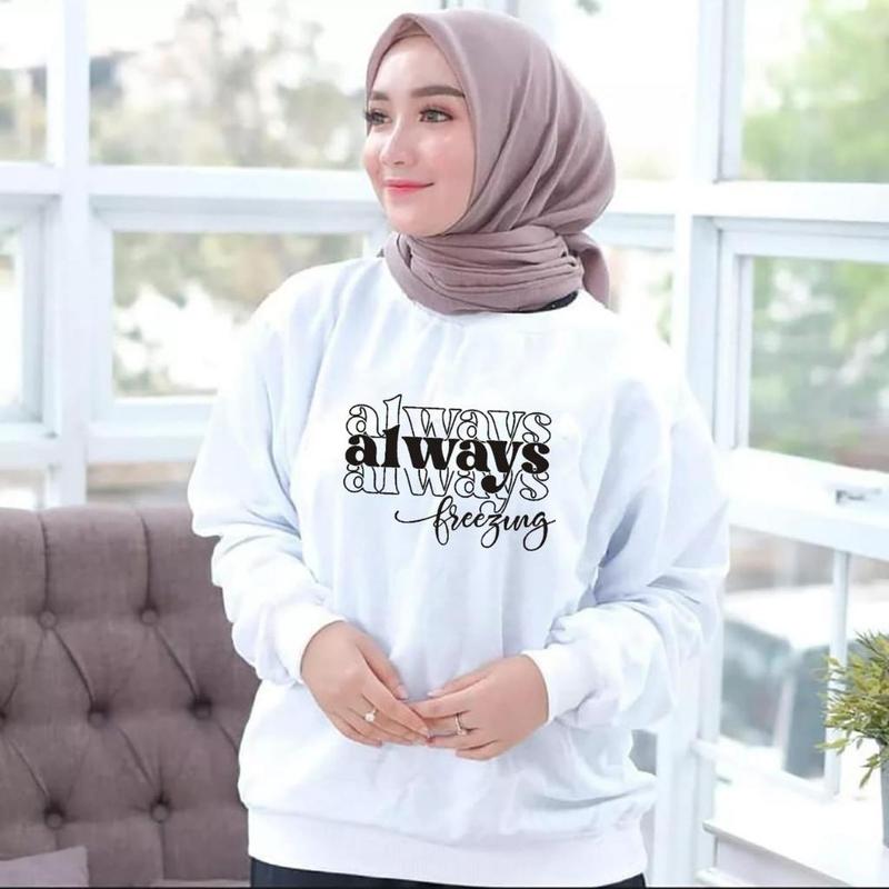 BAJU AL WAYS TERBARU - KAOS DISTRO WANITA KEREN LENGAN PANJANG TERLARIS 1