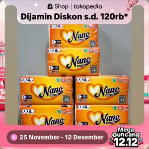 Tisu Nano 180sheet 2ply - Paket Isi 6 Pack lembut mendunia