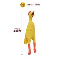 Gambar Mainan Anjing Ayam Karet Suara Squeak Tinggi 44cm | Pet Toy with Squeak dari Octagon Pet Indonesia Kota Administrasi Jakarta Barat 2 Tokopedia